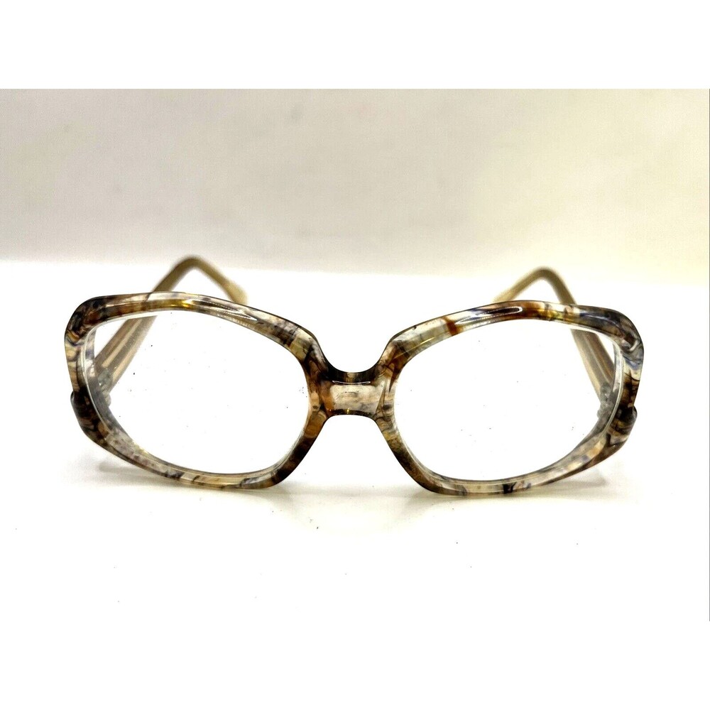 Solstice Eyeglasses Champagne Paris Designer Frames Only Brown 54-16-135